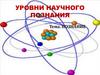 Познание. Уровни научного познания