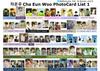 차은우 Cha Eun Woo PhotoCard List MINE marked