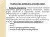 Разработка комплекса маркетинга