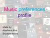 Music preferences profile