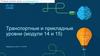 Транспортные и прикладные уровни (модули 14 и 15)