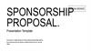 Sponsorship Proposal