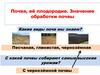 Почва, её плодородие. Значение обработки почвы