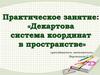Декартова система координат в пространстве