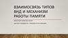 Взаимосвязь типов ВНД и механизм работы памяти