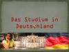 Das Studium in Deutschland