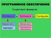 Программное обеспечение ЭВМ
