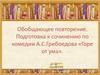 Обобщающее повторение. Подготовка к сочинению по комедии А.С.Грибоедова «Горе от ума»