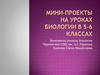 Мини-проекты на уроках биологии в 5-6 классах