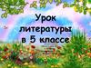 Сказки как вид народной прозы. Виды сказок. Урок литературы в 5 классе