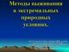 Методы выживания в экстремальных природных условиях