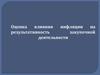 Оценка влияния инфляции на результативность закупочной деятельности