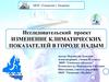 Изменение климатических показателей в городе Надым