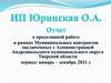 Отчет о проделанной работе в рамках Муниципальных контрактов