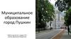 Муниципальное образование (город Пушкин)