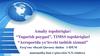 Amaliy topshiriqlar: “Yugurish poygasi”, TIMSS topshiriqlari “Aeroportda yo‘lovchi tashish xizmati”