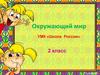 Окружающий мир. 2 класс
