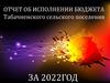 Отчет об исполнении бюджета Табачненского сельского поселения за 2022 год