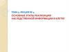 Основные этапы реализации наследственной информации в клетке. Тема 3. Лекция №4