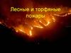 Лесные и торфяные пожары