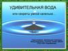Удивительная вода или секреты умной капельки…
