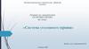 Система уголовного права. Лекция 7