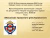 Механизм правового регулирования
