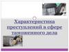 Характеристика преступлений в сфере таможенного дела