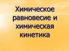 Химическое равновесие и химическая кинетика
