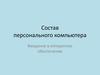Состав персонального компьютера