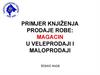 Primjer knjiženja prodaje robe: magacin u veleprodaji i maloprodaji Šćekić Rade